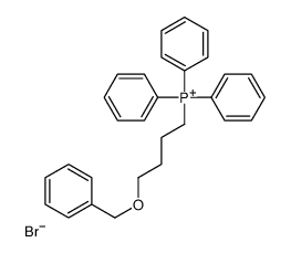 (4-BENZYLOXYBUTYL)TRIPHENYLPHOSPHONIUM BROMIDE结构式