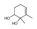 2,3-dimethylcyclohex-3-ene-1,2-diol Structure