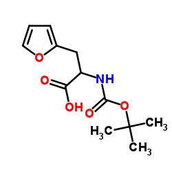 Boc-3-(2-Furyl)-DL-alanine structure