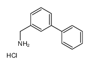 (Biphenyl-3-yl)methylamine hydrochloride, 3-Phenylbenzylamine hydrochloride Structure