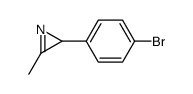 2-(4-bromophenyl)-3-methyl-2H-azirine结构式