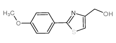 [2-(4-甲氧基苯基)-1,3-噻唑-4-基]甲醇结构式