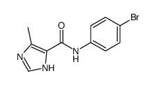 N-(4-bromophenyl)-5-methyl-1H-imidazole-4-carboxamide结构式