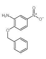 Benzenamine,5-nitro-2-(phenylmethoxy)- Structure