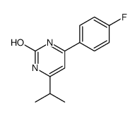4-(4-氟苯基)-6-异丙基嘧啶-2-醇结构式