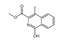 4-甲基-1-氧代-1,2-二氢异喹啉-3-羧酸甲酯结构式