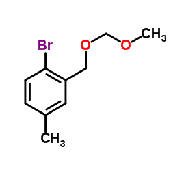 1-Bromo-2-[(methoxymethoxy)methyl]-4-methylbenzene Structure