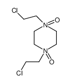 1,4-bis(2-chloroethyl)-1,4-dioxidopiperazine-1,4-diium结构式