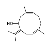 3,7-dimethyl-10-propan-2-ylidenecyclodeca-3,7-dien-1-ol Structure