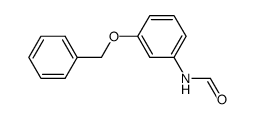 N-(3-benzyloxyphenyl)formamide结构式