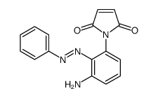 1-(3-amino-2-phenyldiazenylphenyl)pyrrole-2,5-dione结构式