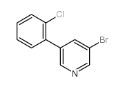 3-bromo-5-(2-chlorophenyl)pyridine Structure