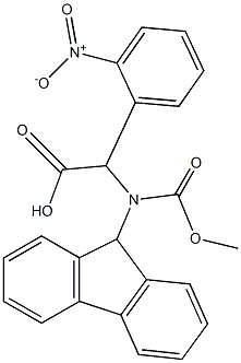 N-FMOC-RS-2-硝基苯甘氨酸结构式
