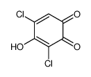 3,5-dichloro-4-hydroxycyclohexa-3,5-diene-1,2-dione Structure