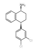 Cis-(+/-)-4-(3,4-Dichlorophenyl)-1,2,3,4-Tetrahydro-1-Naphthalenamine Structure