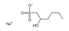 sodium,2-hydroxyhexane-1-sulfonate结构式