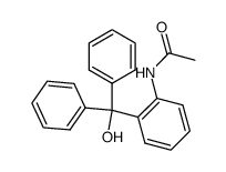 acetic acid-[2-(α-hydroxy-benzhydryl)-anilide]结构式