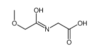 2-[(2-methoxyacetyl)amino]acetic acid Structure