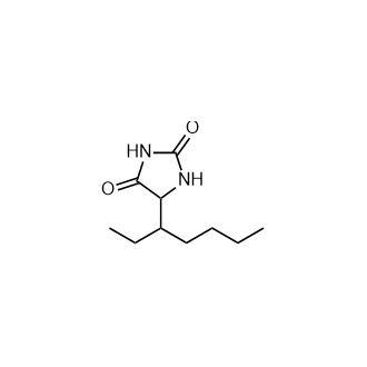 5-(庚烷-3-基)咪唑烷-2,4-二酮结构式