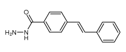 trans-stilbene-4-carboxylic acid hydrazide Structure