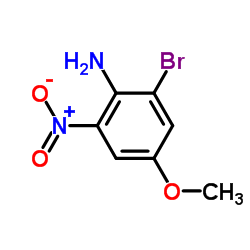 2-Bromo-4-methoxy-6-nitroaniline Structure
