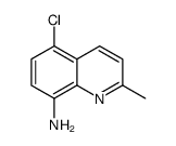 5-chloro-2-methylquinolin-8-amine Structure