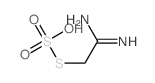 Thiosulfuric acid,S-(2-amino-2-iminoethyl) ester结构式