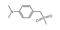 p-(dimethylaminophenyl)benzyl methyl sulfone Structure
