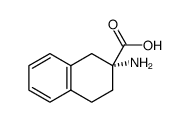(R)-2-氨基-1,2,3,4-四氢萘-2-羧酸结构式