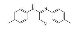 2-chloro-N,N'-di-p-tolylacetimidamide Structure