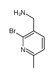 (2-bromo-6-methylpyridin-3-yl)methanamine Structure