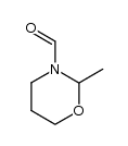 2-methyl-3-formyltetrahydro-1,3-oxazine Structure