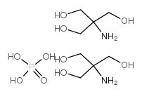 双(三[羟甲基]氨基甲烷)磷酸盐结构式