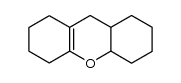 1,2,3,4,4a,5,6,7,8,9a-decahydro-xanthene结构式
