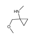 1-(methoxymethyl)-N-methylcyclopropanamine(SALTDATA: HCl) structure