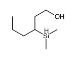 3-dimethylsilylhexan-1-ol Structure