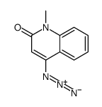 4-azido-1-methylquinolin-2-one Structure