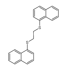 1,2-bis(naphthalen‐1-ylthio)ethane结构式