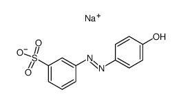 Sodium; 3-(4-hydroxy-phenylazo)-benzenesulfonate结构式