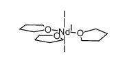 tris(tetrahydrofurane)triiodidoneodymium(III) Structure