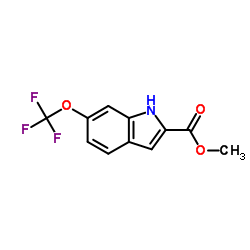 Methyl 6-(trifluoromethyl)-1H-indole-2- carboxylate Structure