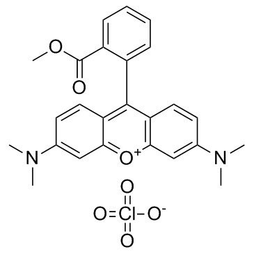 四甲基罗丹明甲酯高氯酸盐结构式