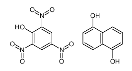 naphthalene-1,5-diol,2,4,6-trinitrophenol结构式