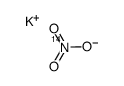 potassium,dioxido(oxo)azanium Structure