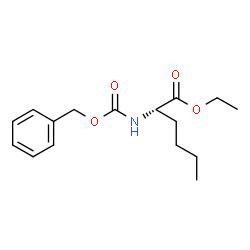 L-Norleucine, N-[(phenylmethoxy)carbonyl]-, ethyl ester结构式