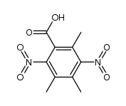 2,4,5-trimethyl-3,6-dinitrobenzoic acid结构式