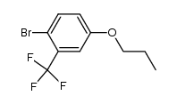 1-bromo-4-propoxy-2-(trifluoromethyl)benzene Structure