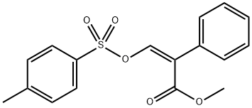 Methyl (Z)-2-phenyl-3-(tosyloxy)acrylate Structure