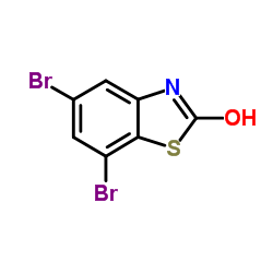 5,7-Dibromo-1,3-benzothiazol-2(3H)-one Structure