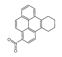 3-Nitro-9,10,11,12-tetrahydrobenzo(e)pyrene结构式